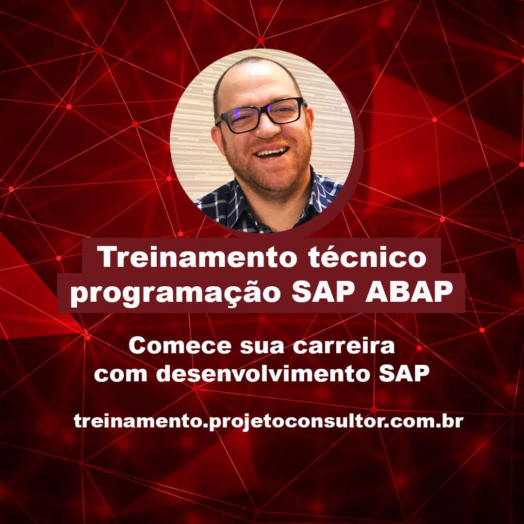 Treinamento Seja um Consultor SAP ABAP e comece seu curso ainda hoje!